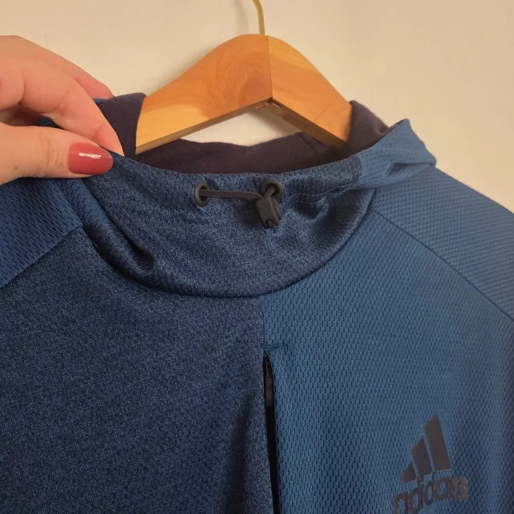 Adidas SMALL Team Issue Pullover Hoodie Athleisure Pockets 2018 Model